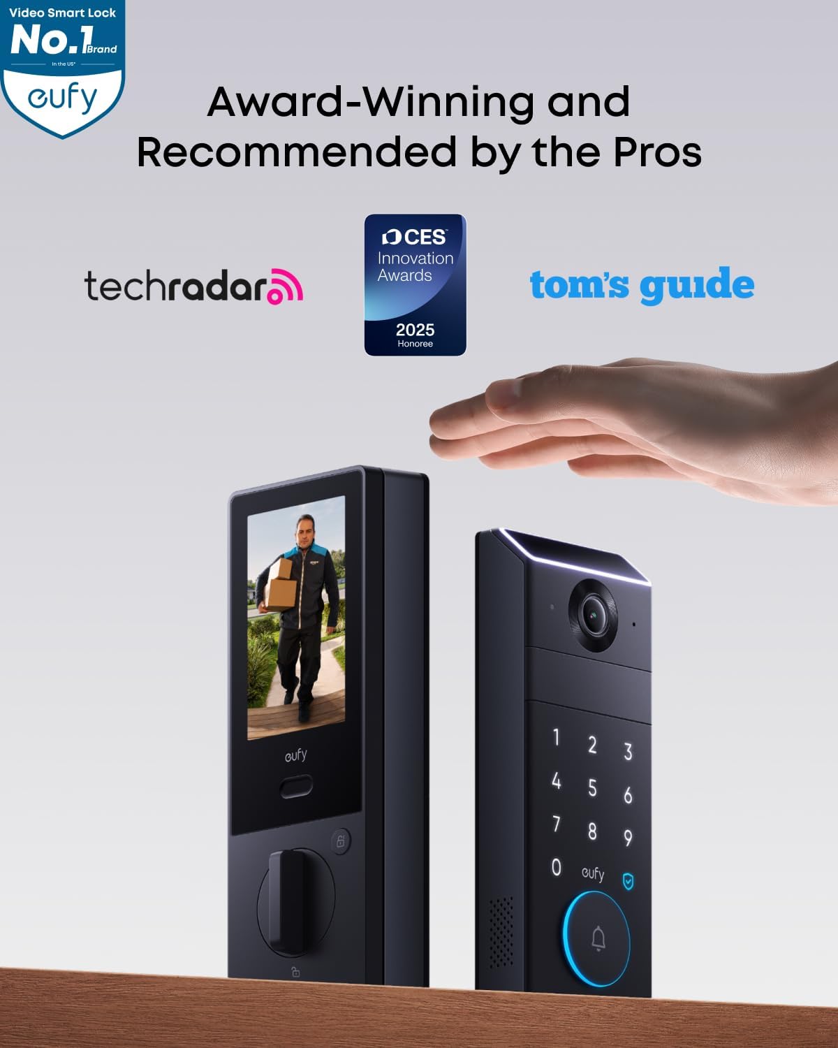 eufy Security Smart Lock FamiLock S3 Max with Palm Vein Recognition